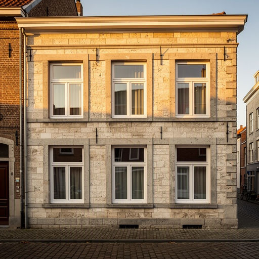 foto van ouderwetse huizen