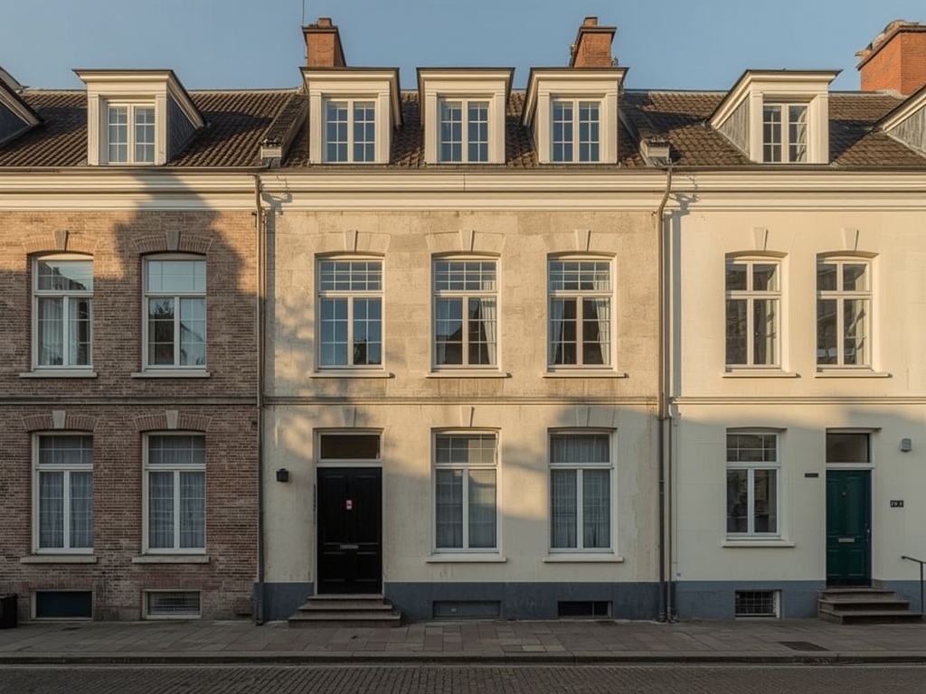 Vrijstaand karakteristiek huis in Vaals voorzien van nieuwe antraciet kunststof kozijnen