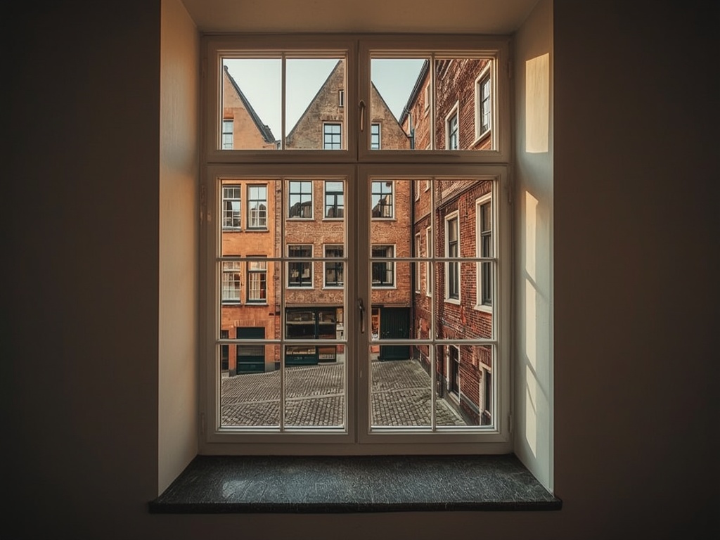 Lichte woonkamer in Beek met openslaande deuren van kunststof naar de tuin